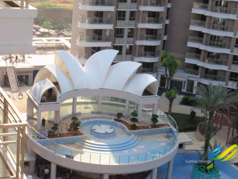 房頂建筑膜結(jié)構(gòu)|樓頂景觀膜