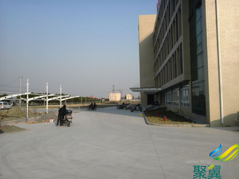 溧陽衛生院工程膜結構車棚骨架