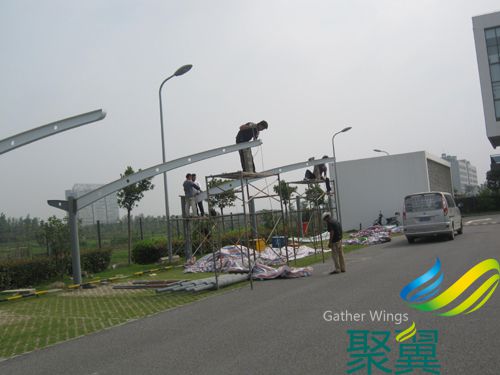 江蘇、浙江、上海車棚施工安裝（膜布安裝）