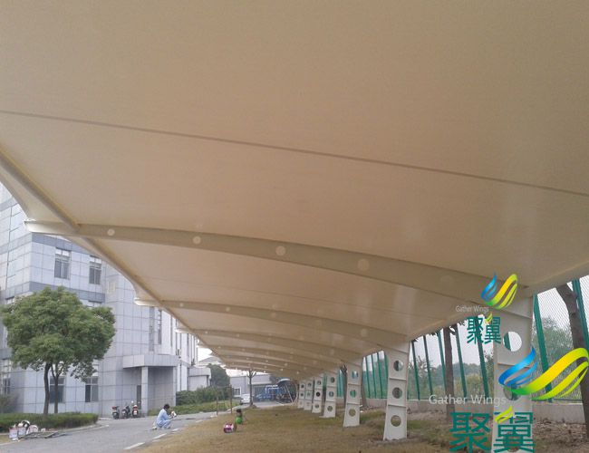 膜結構停車篷,膜結構車篷