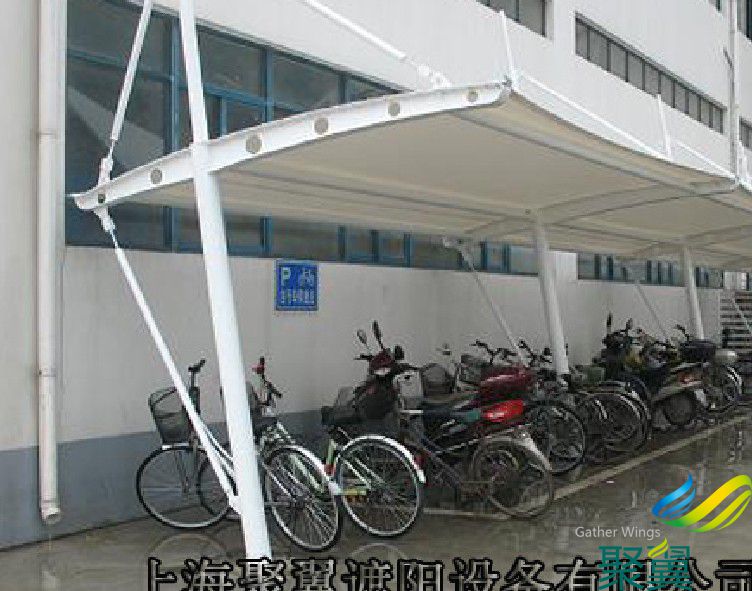 膜結構自行車棚,膜結構車棚定制