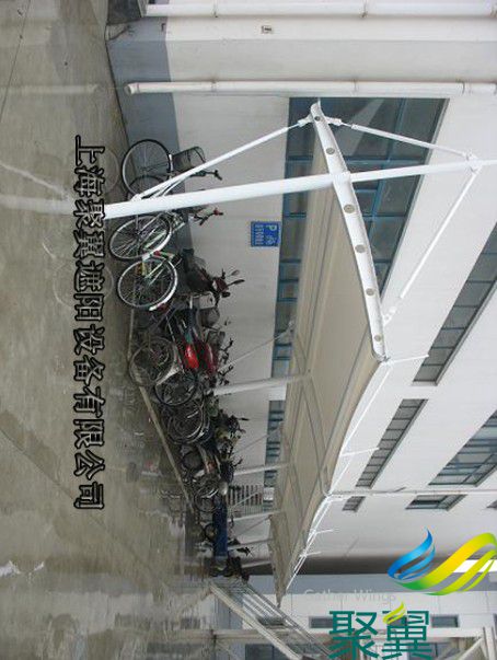 膜結構自行車棚,膜結構車棚定制