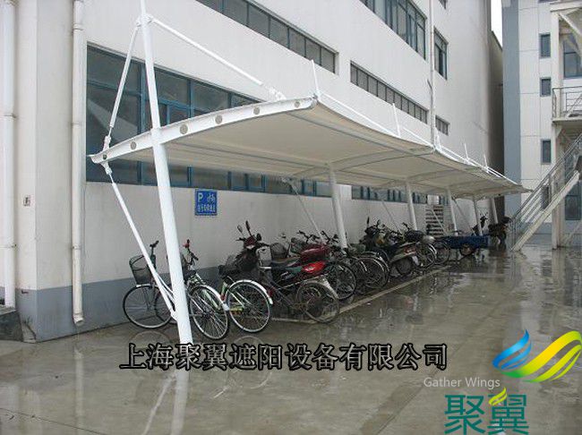 膜結構自行車棚,膜結構車棚定制