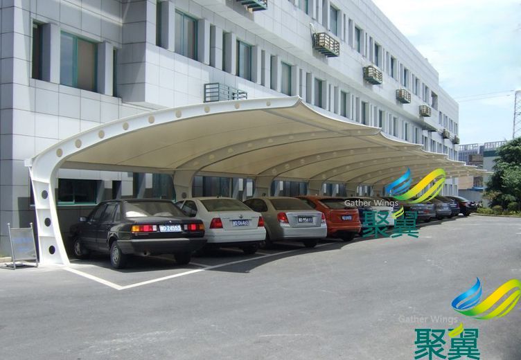 上海膜結構車棚,膜結構車棚