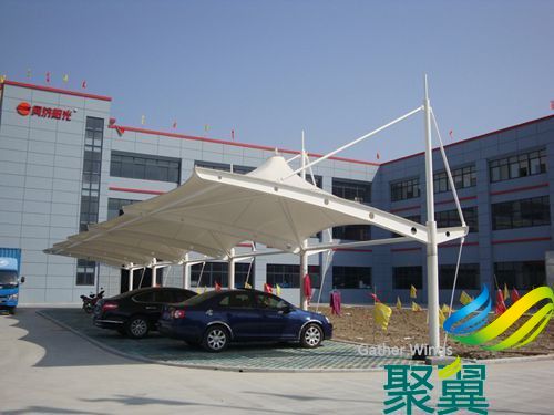 膜結構自行車棚,膜結構車棚定制