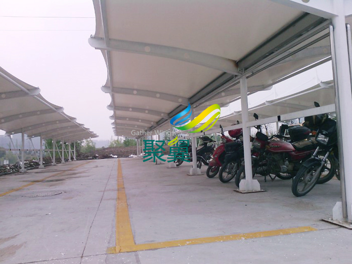 松江膜結構自行車棚