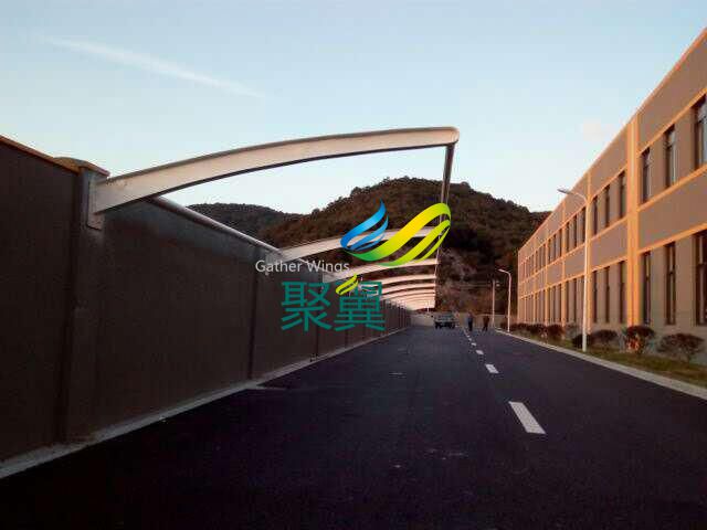 浙江寧波膜結構車棚安裝