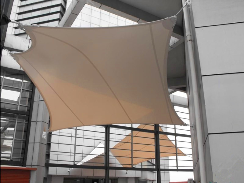 張力膜結構景觀|張拉景觀遮陽棚JY-100XP