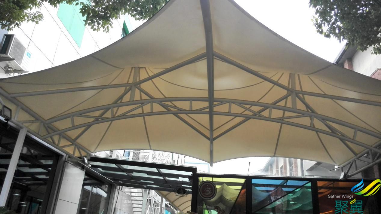 上海嘉定滬宜公路走廊景觀膜結(jié)構(gòu)概念   景觀膜結(jié)構(gòu)施工