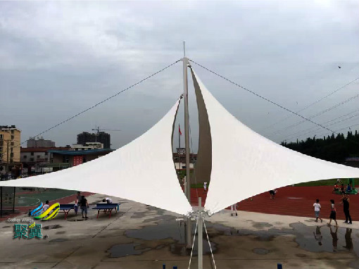  體育場張拉膜結構性強_體育場張拉膜制作簡單