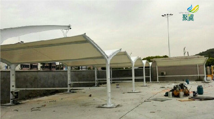 嘉興電動車停車篷設計安裝_電動停車篷加工廠家