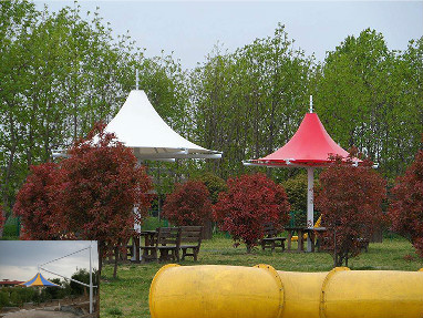 多角膜結(jié)構(gòu)傘，膜結(jié)構(gòu)傘張拉膜張拉成型