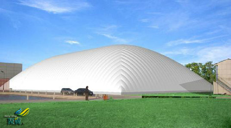 氣承式膜結構結構體系*氣承式膜結構充氣系統