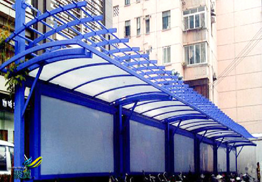 自行車棚車棚新型停車棚*自行車棚車棚Q235鋼材焊接