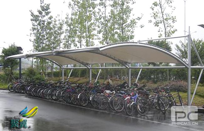 膜結(jié)構(gòu)停車棚組裝拼接方法及膜結(jié)構(gòu)停車棚張拉應(yīng)用