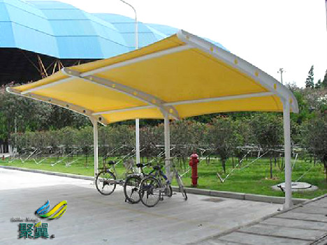 膜結構自行車棚廠家的安全優勢*膜結構自行車棚值得提倡的