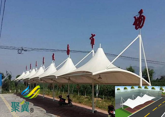 膜結構車棚出現頻率高|膜結構車棚根本作用