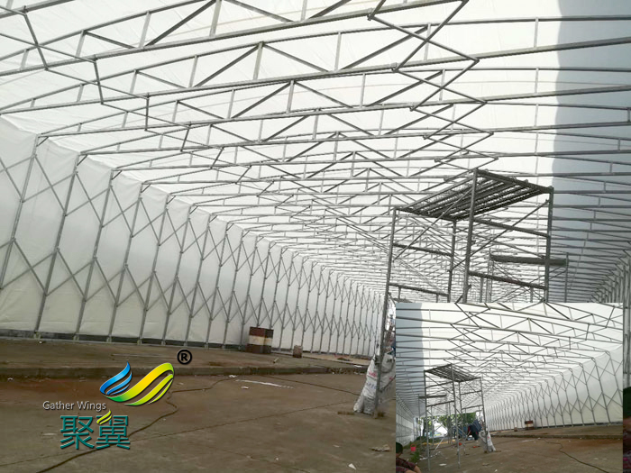 推拉棚圍布臨時倉庫規范活動式帳篷雨篷圖集