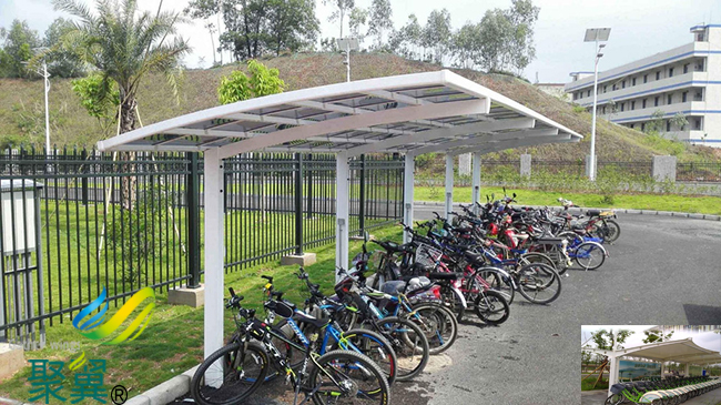 無錫工地非機動停車棚圖片大小施工方案