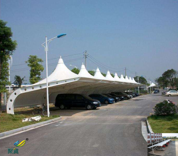 工地非機動停車棚尺寸施工方案設計規范商家