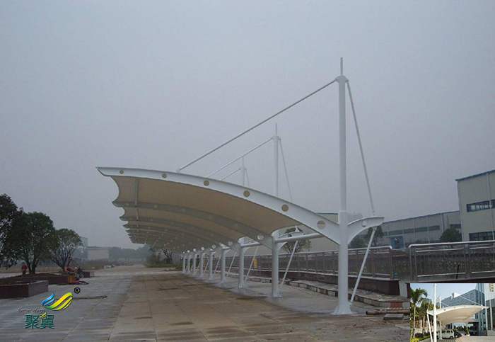 成都非機(jī)動(dòng)停車棚尺寸設(shè)計(jì)規(guī)范效果圖造價(jià)