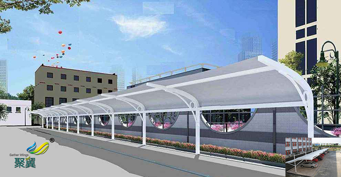 浙江小區室外建造非機動車棚設計規范尺寸承包協議