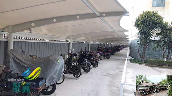 成都建造非機動車停車棚效果圖設計規范施工方案尺寸