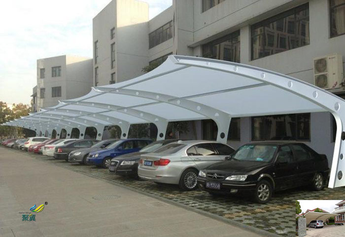 山東膜結構張拉膜停車棚雨棚景觀工程公司設計