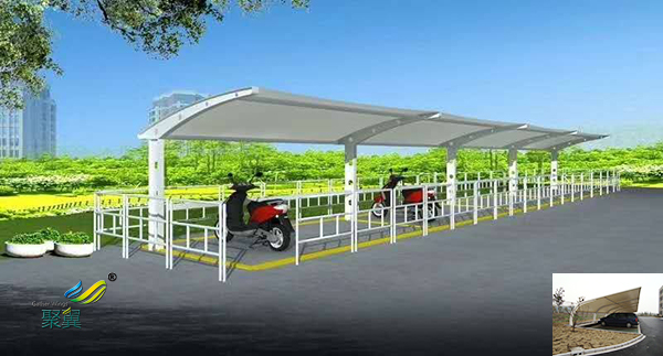 寧波安裝膜結構汽車停車棚圖紙工程廠家施工方案