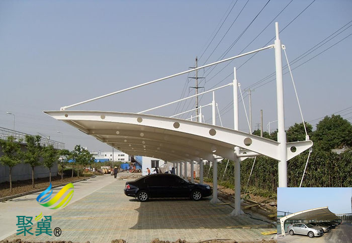 安徽膜結構室內張拉膜停車棚雨棚設計工程材料看臺報價廠