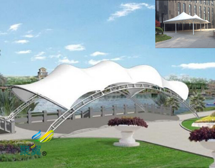 膜結構車棚進口材料|聚翼公司實力雄厚