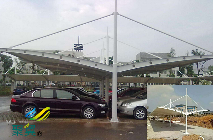 膜結(jié)構(gòu)景觀棚表面的材料防紫外線|PVC膜材