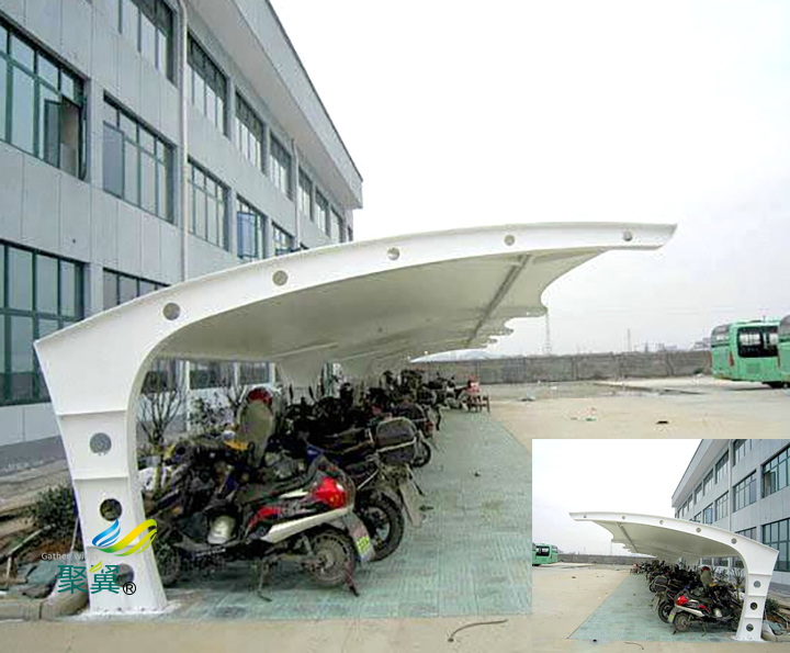 膜結(jié)構(gòu)停車棚自身特點(diǎn)|汽車停車棚性價(jià)比高