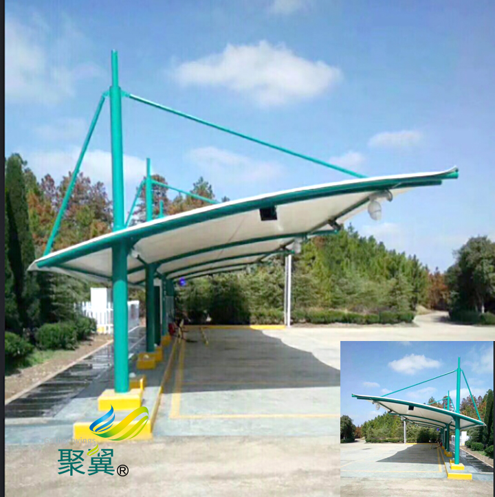  聚翼膜結(jié)構(gòu)特點(diǎn)多多|膜結(jié)構(gòu)車棚遮陽(yáng)防雨
