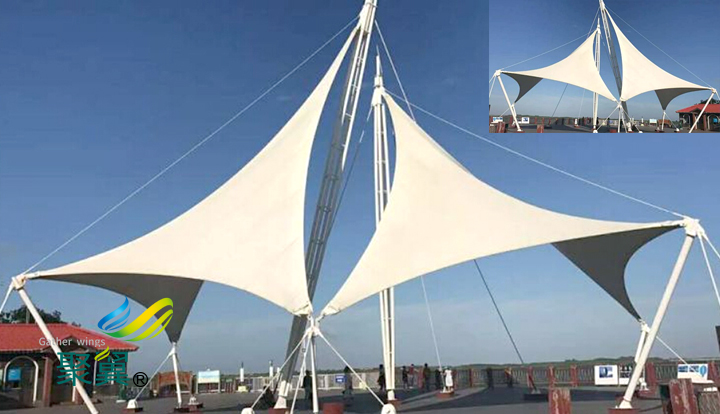 膜結構汽車停車棚給我們生活帶來便利|張拉膜結構