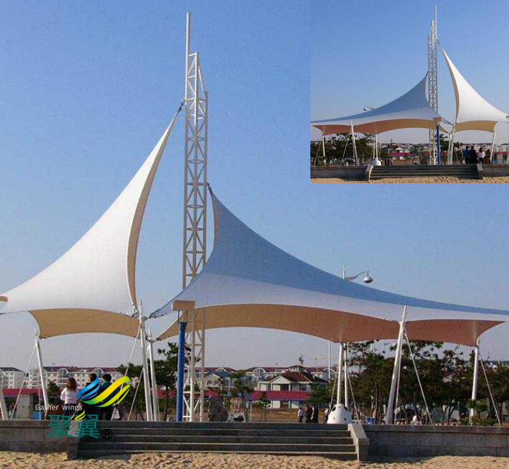 膜結構車棚設計避免噪音|車棚安全預防措施