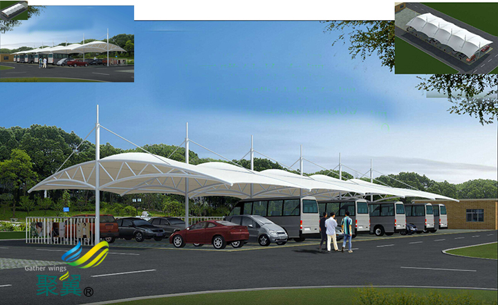 膜結構車棚造型選擇技巧都有哪些