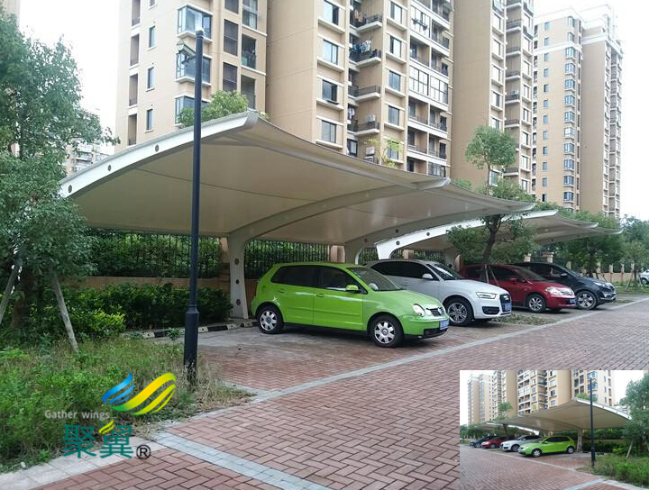 膜結構車棚設置平衡狀態|車棚設計力學分析