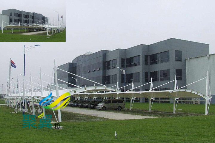  上海膜結構停車棚光照特性|車棚采光好