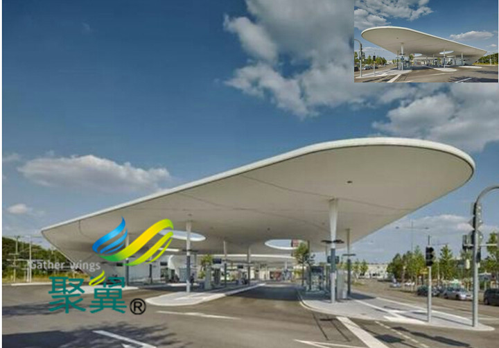 膜結構車棚提倡新能源|汽車使用新能源  