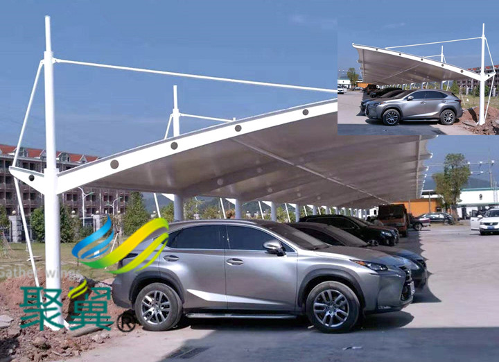 膜結構車棚對選擇棚架要求|停車棚膜的選擇