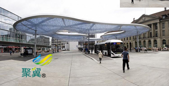 膜結構停車棚材料科學研究總分析|膜材遮陽特性