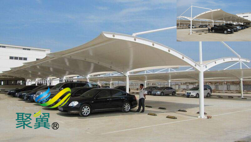 膜結構車棚防火性與抗震性|膜結構遮陽棚輕型結構棚