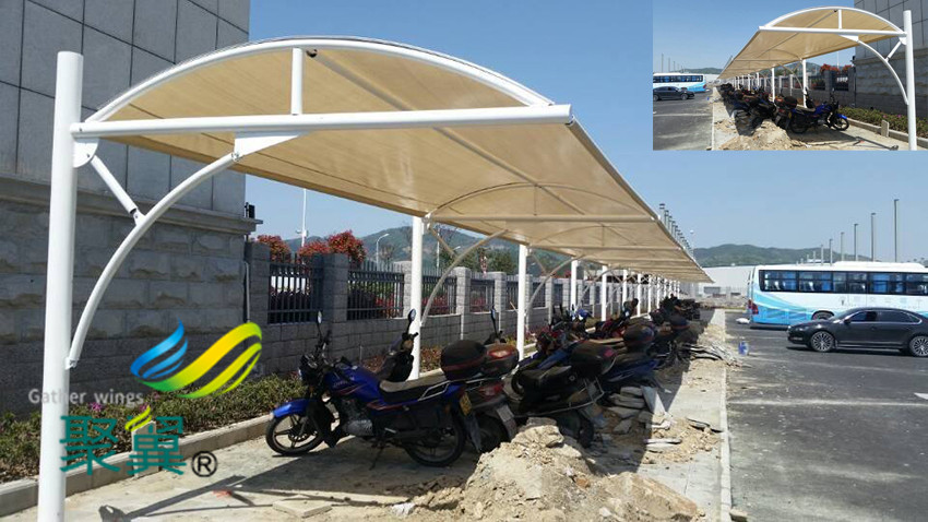 膜結構車棚建筑防火特性|膜材透光性