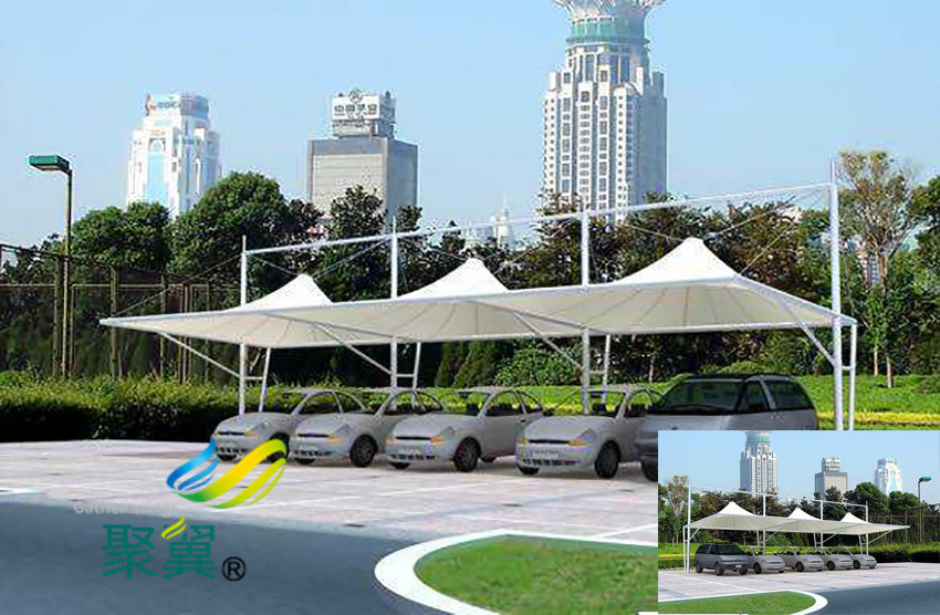 膜結構停車棚主要應用哪些環境|美化作用