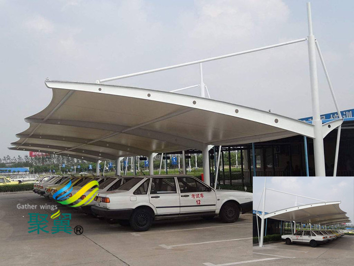  聚翼做安全的膜結構車棚工程|經濟效益好