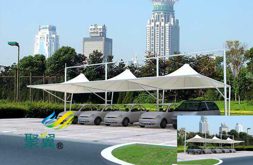  膜結(jié)構(gòu)汽車停車棚功用優(yōu)勢|膜結(jié)構(gòu)車棚發(fā)展分析