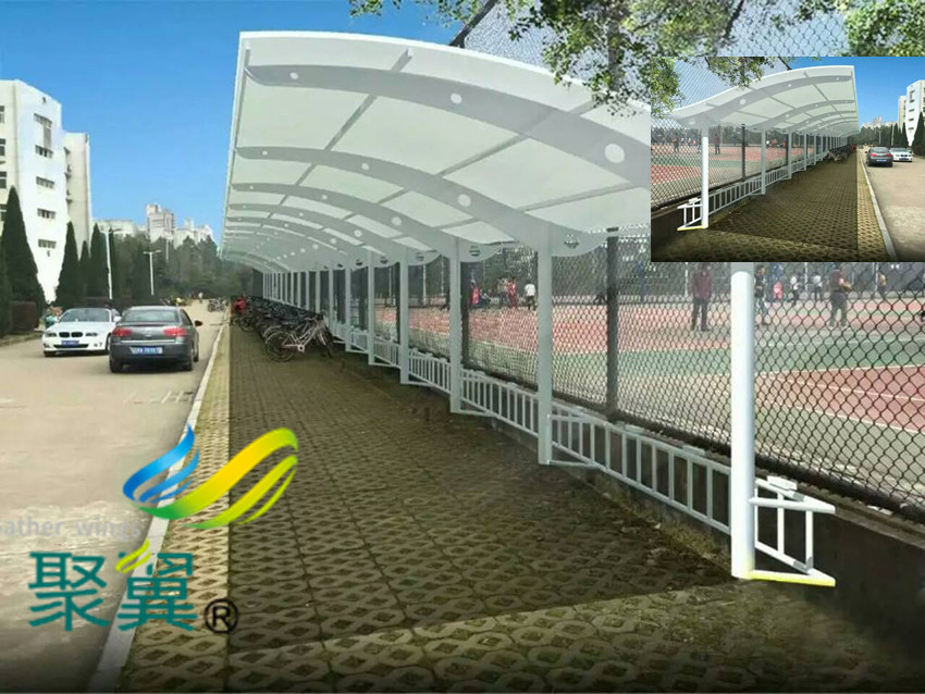 膜結(jié)構(gòu)車棚經(jīng)濟效益好|低耗損柔性膜材    