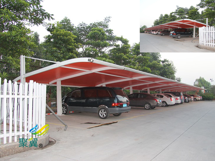  膜結構車棚造型豐富多彩|膜材外觀潔凈美觀