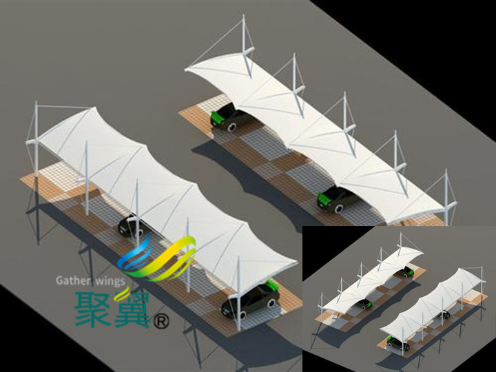 上海聚翼膜結構的膜預制|膜結構車棚常用膜材